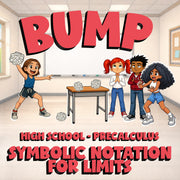 Symbolic Notation for Limits BUMP Math Game - No Prep PreCalculus Review
