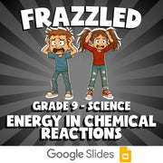 Energy in Chemical Reactions FRAZZLED Science Game - No Prep Grade 9 Review
