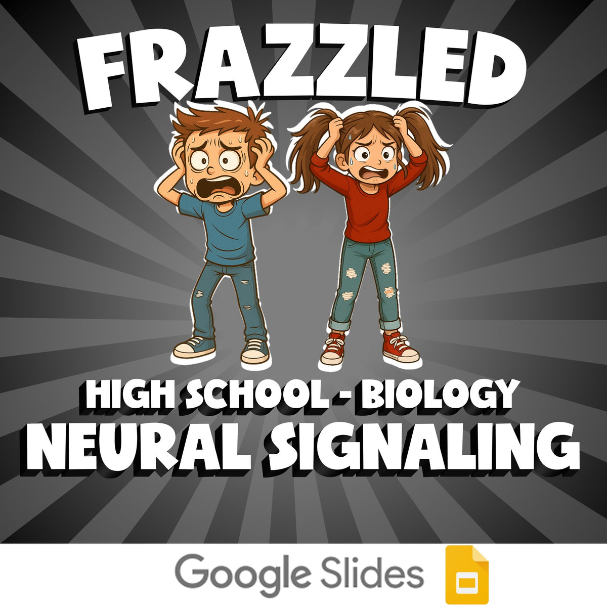 Neural Signaling FRAZZLED Science Game - No Prep Biology Review Activity