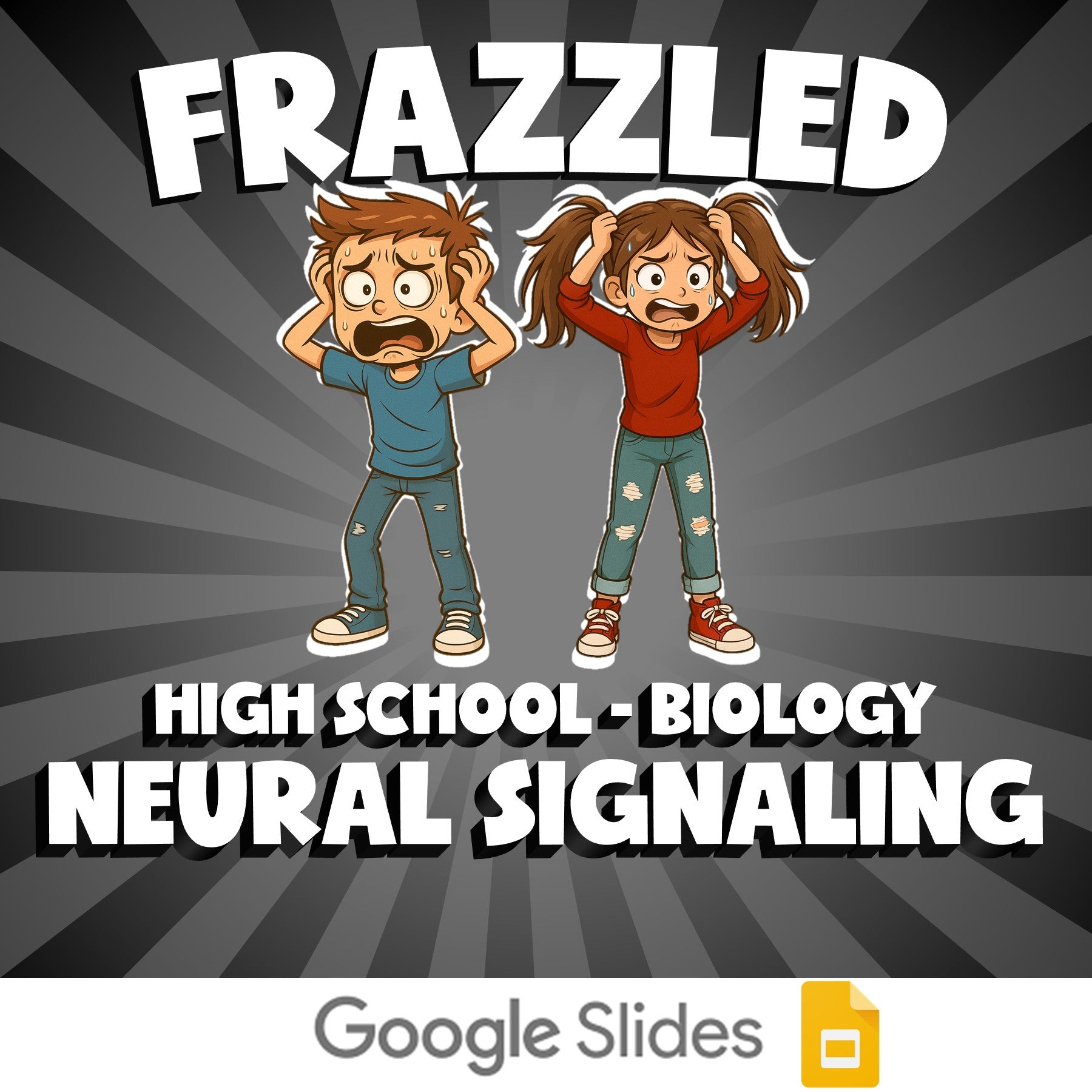 Neural Signaling FRAZZLED Science Game - No Prep Biology Review Activity