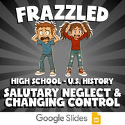 Salutary Neglect & Changing Control FRAZZLED U.S. History Game - No Prep Review