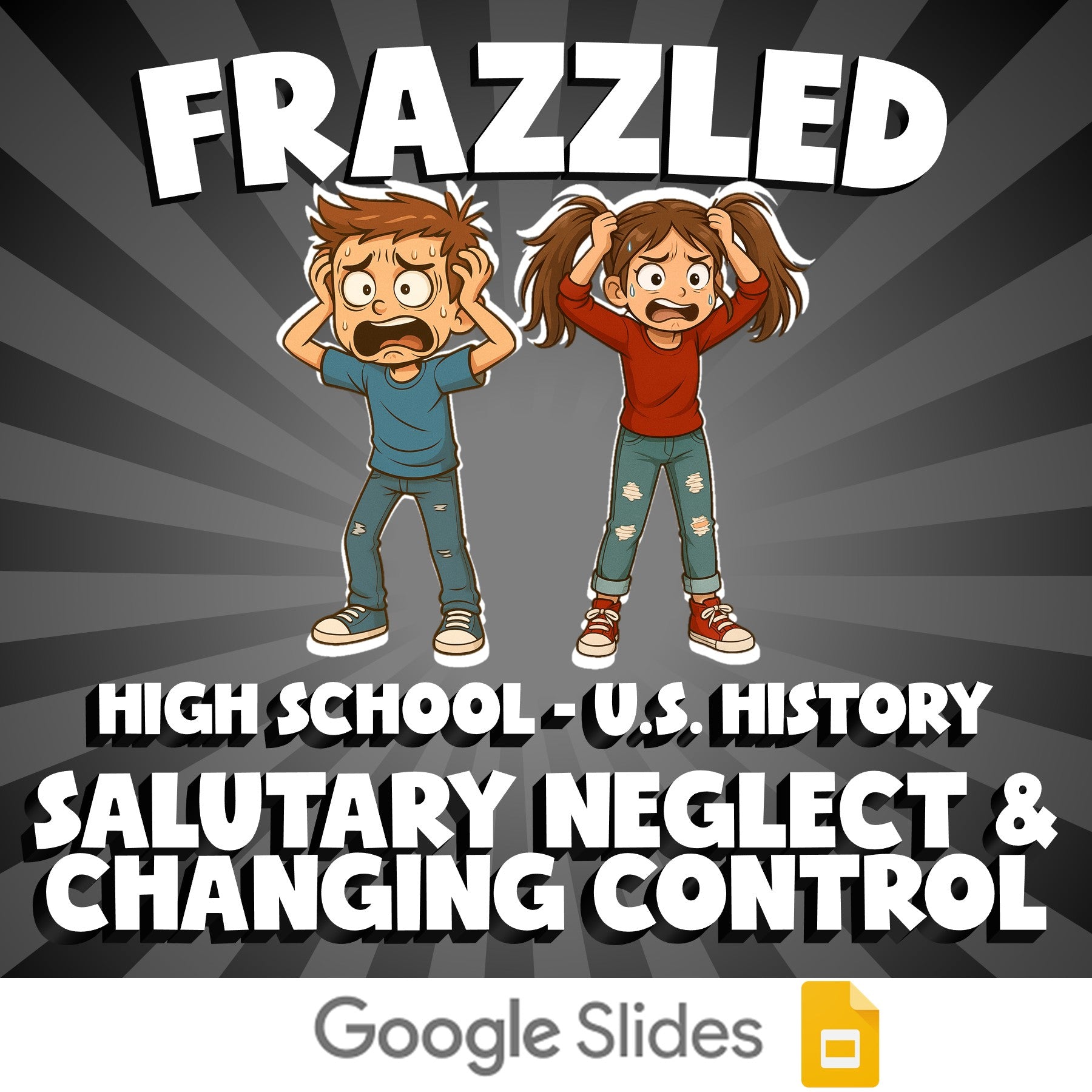 Salutary Neglect & Changing Control FRAZZLED U.S. History Game - No Prep Review