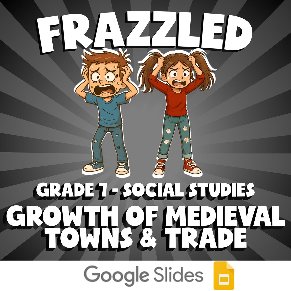Growth of Medieval Towns & Trade FRAZZLED Socials Game - No Prep Grade 7 Review