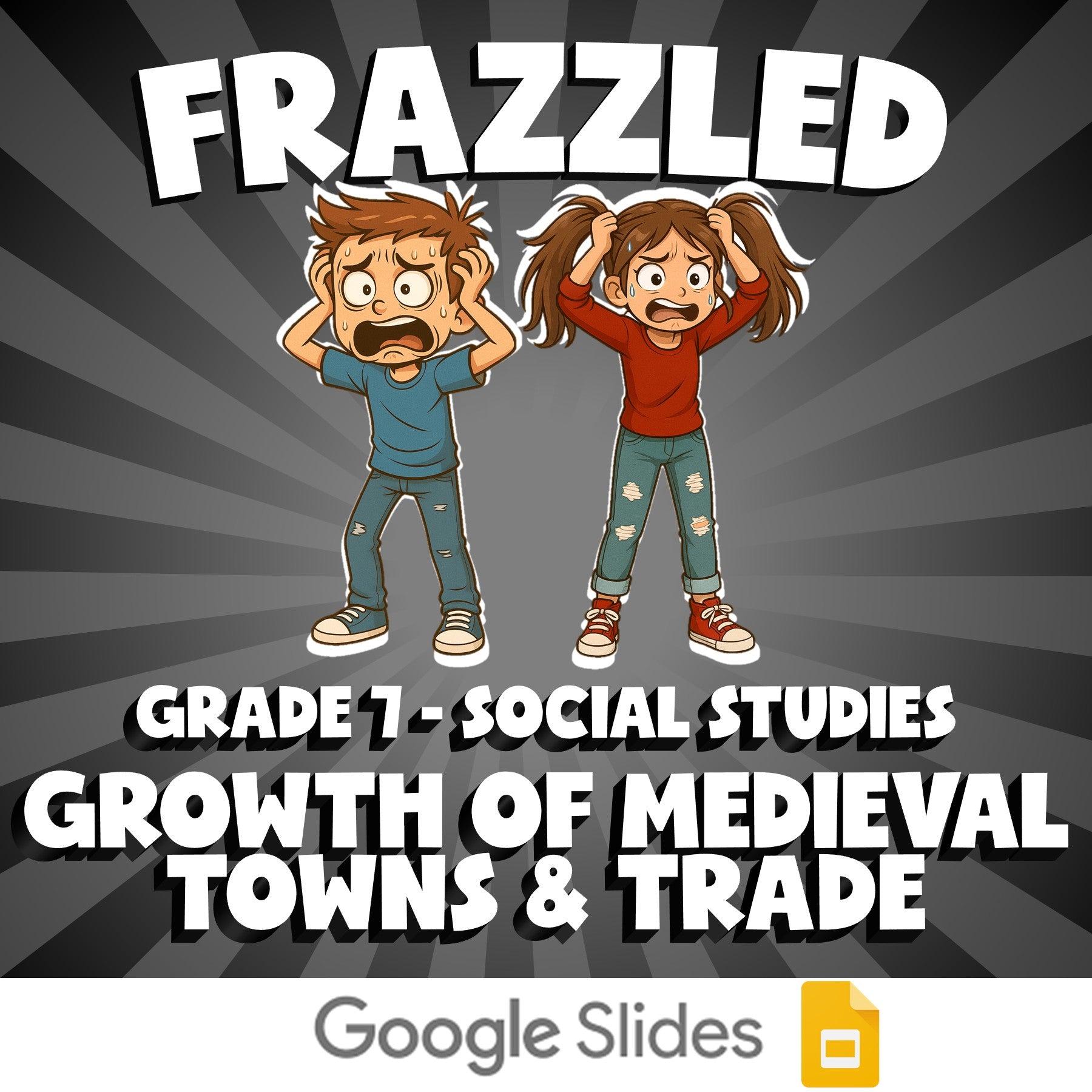 Growth of Medieval Towns & Trade FRAZZLED Socials Game - No Prep Grade 7 Review