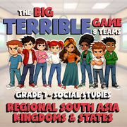 Regional South Asia Kingdoms & States BIG TERRIBLE GAME - Grade 7 Socials Review
