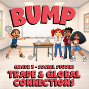 Trade & Global Connections BUMP Socials Game - No Prep Grade 5 Review Activity