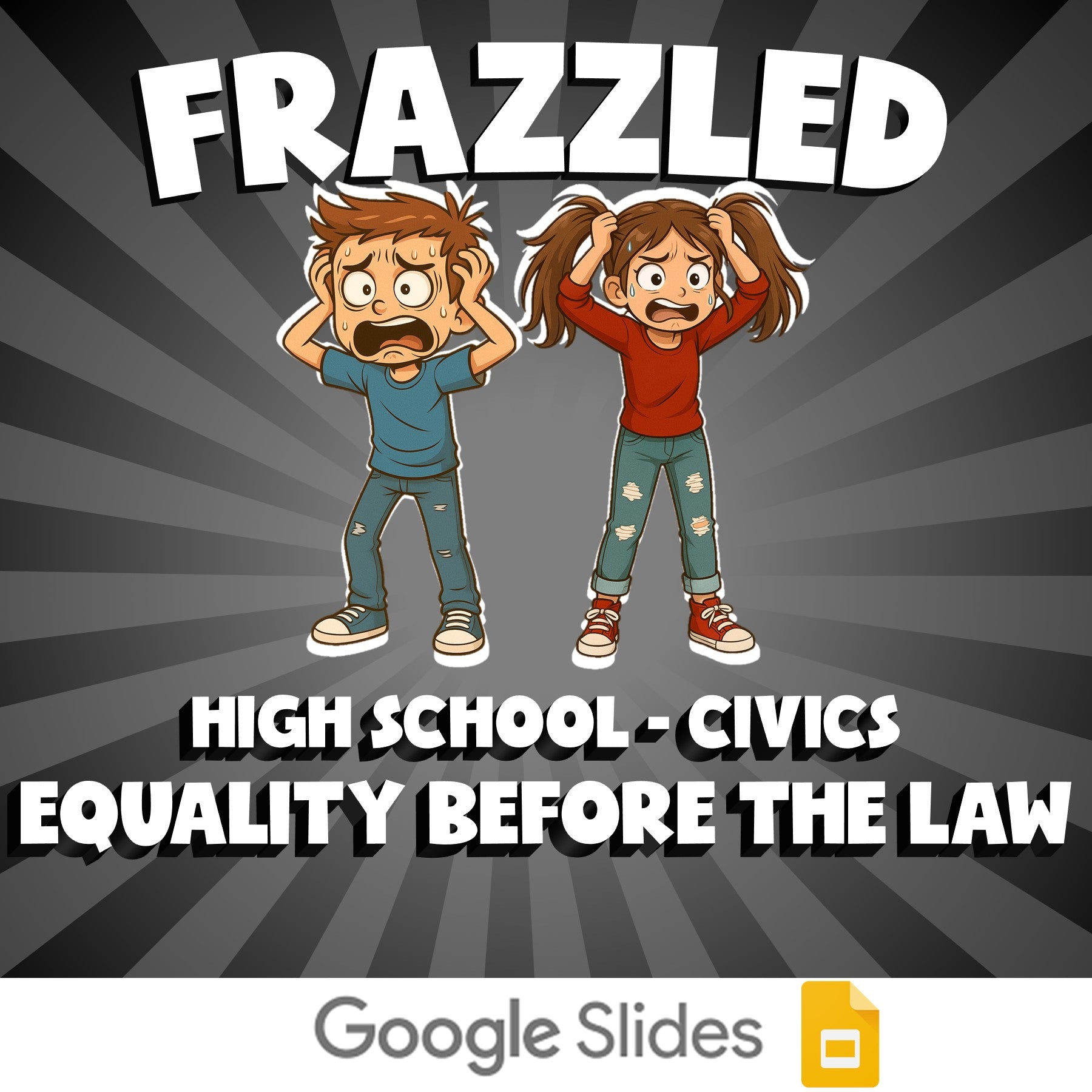 Equality Before the Law FRAZZLED Civics Game - No Prep Review Activity