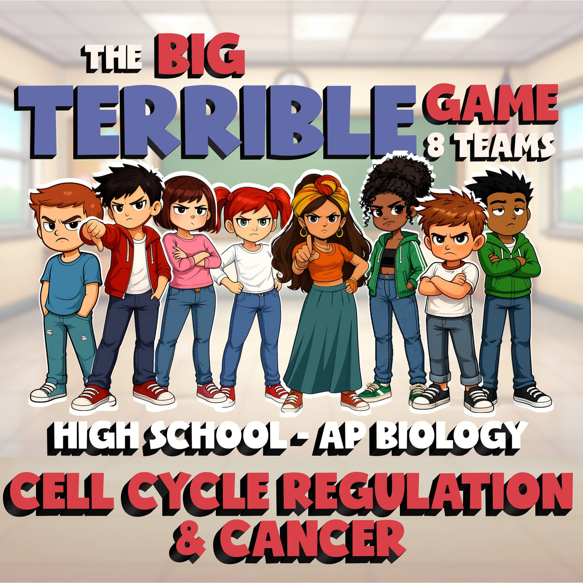 Cell Cycle Regulation & Cancer BIG TERRIBLE GAME - AP Biology Science Review