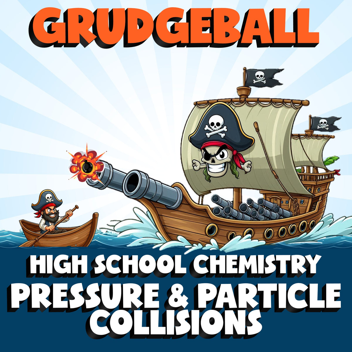 Pressure & Particle Collisions GRUDGEBALL Science Game - No Prep Chemistry