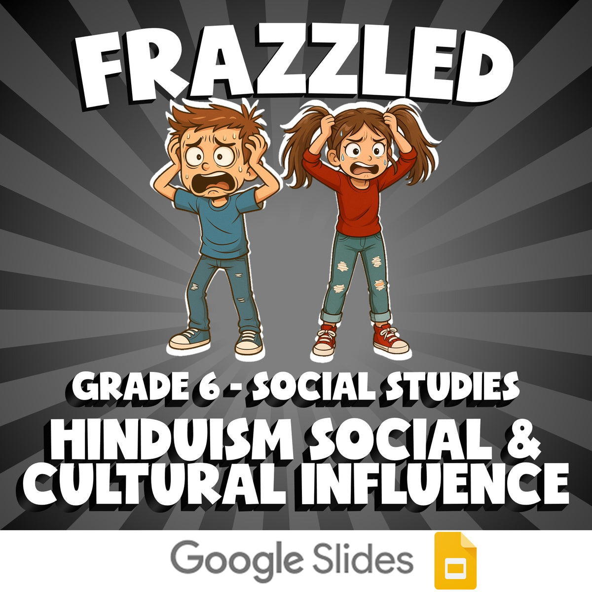 Hinduism Social & Cultural Influence FRAZZLED Socials Game - No Prep Grade 6
