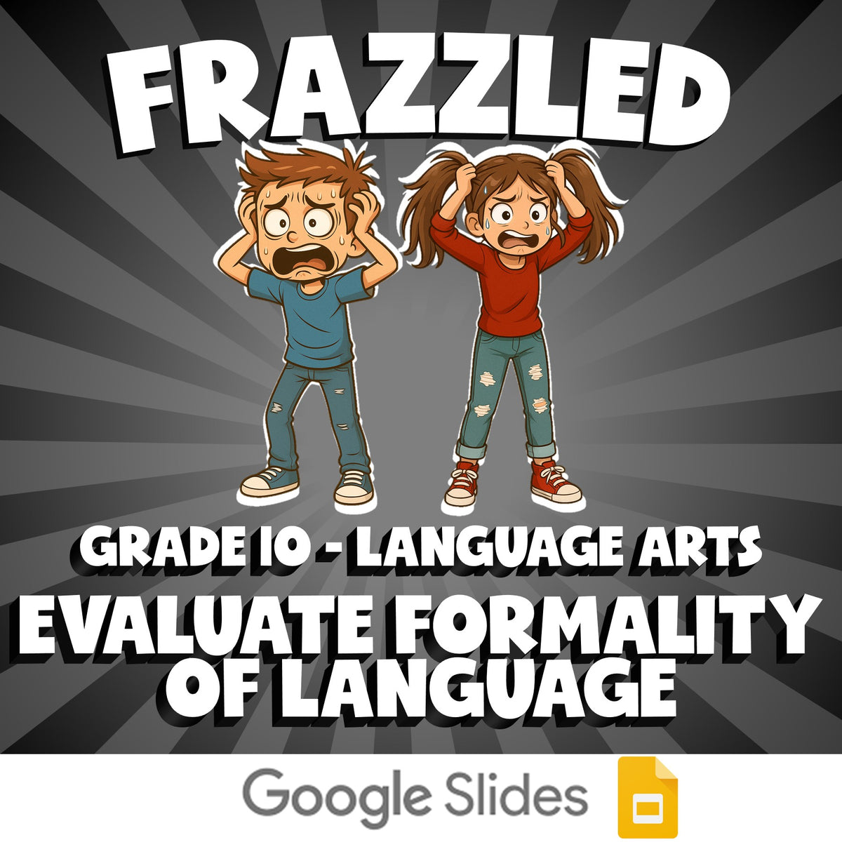 Evaluate Formality of Language FRAZZLED ELA Game - No Prep Grade 10 Review