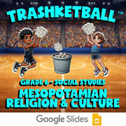 Mesopotamian Religion & Culture TRASHKETBALL Socials Game - No Prep Grade 6