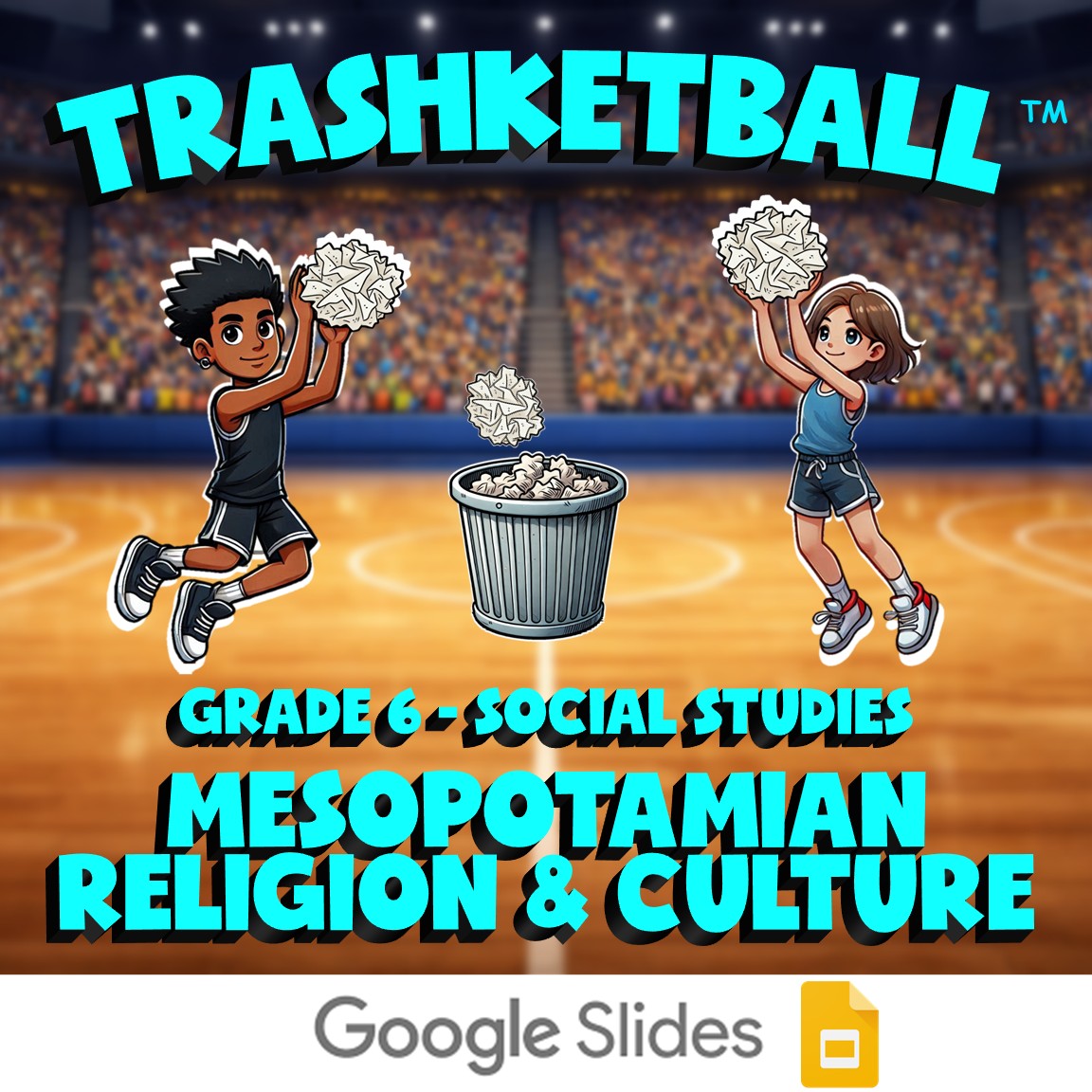 Mesopotamian Religion & Culture TRASHKETBALL Socials Game - No Prep Grade 6