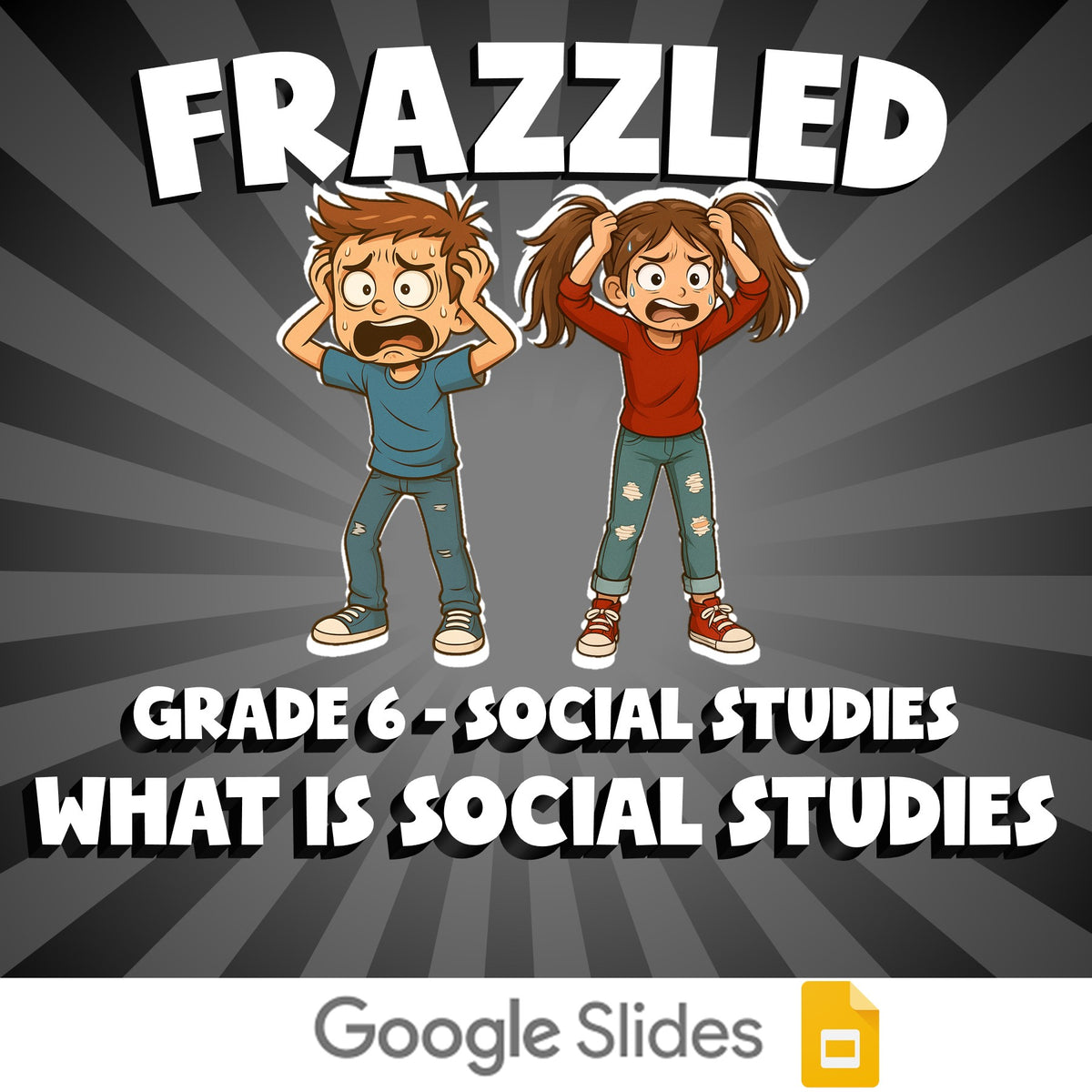 What Is Social Studies FRAZZLED Socials Game - No Prep Grade 6 Review Activity