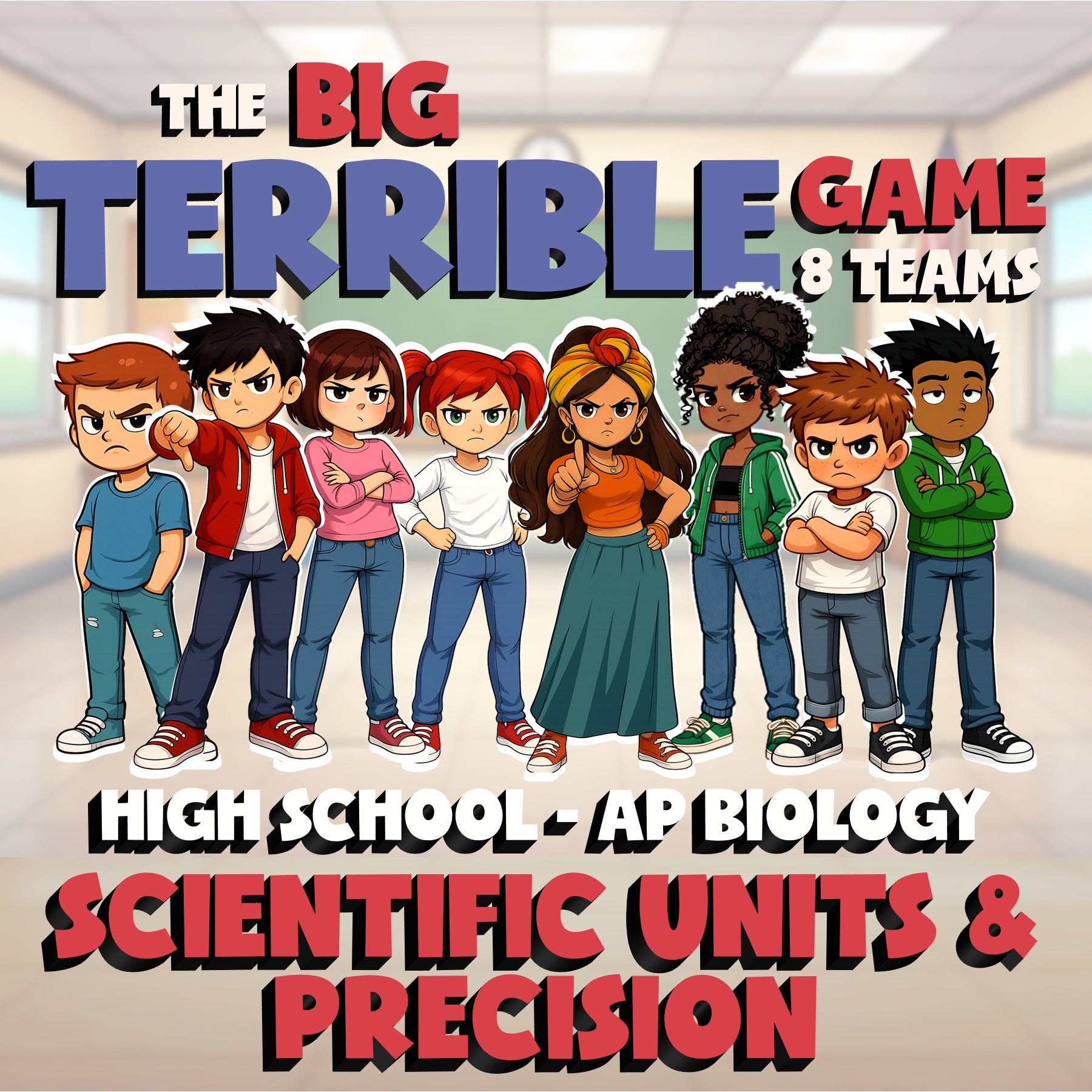 Scientific Units & Precision BIG TERRIBLE GAME - AP Biology Science Review