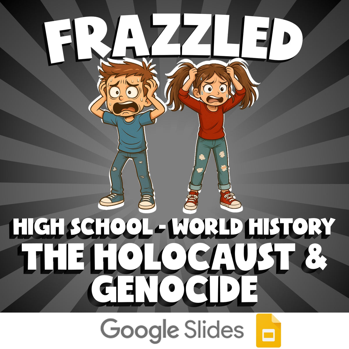 The Holocaust & Genocide FRAZZLED Game - No Prep World History Review Activity