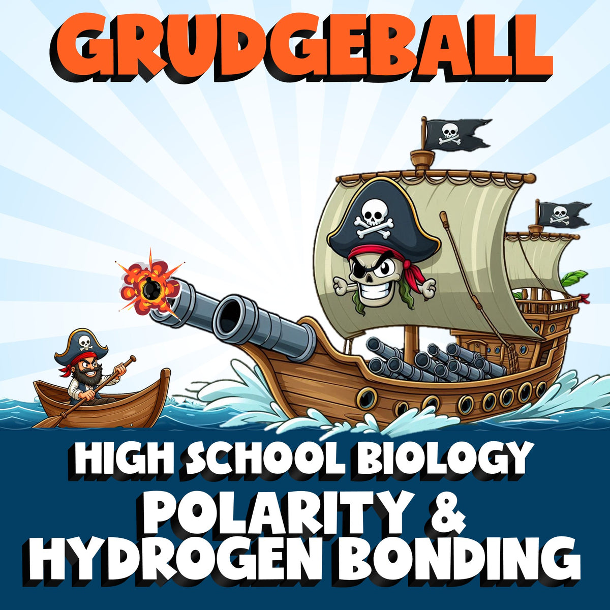 Polarity & Hydrogen Bonding GRUDGEBALL Science Game - No Prep Biology Review