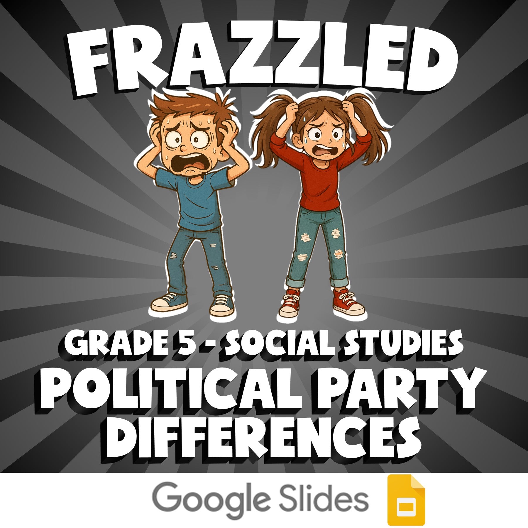 Political Party Differences FRAZZLED Socials Game - No Prep Grade 5 Review
