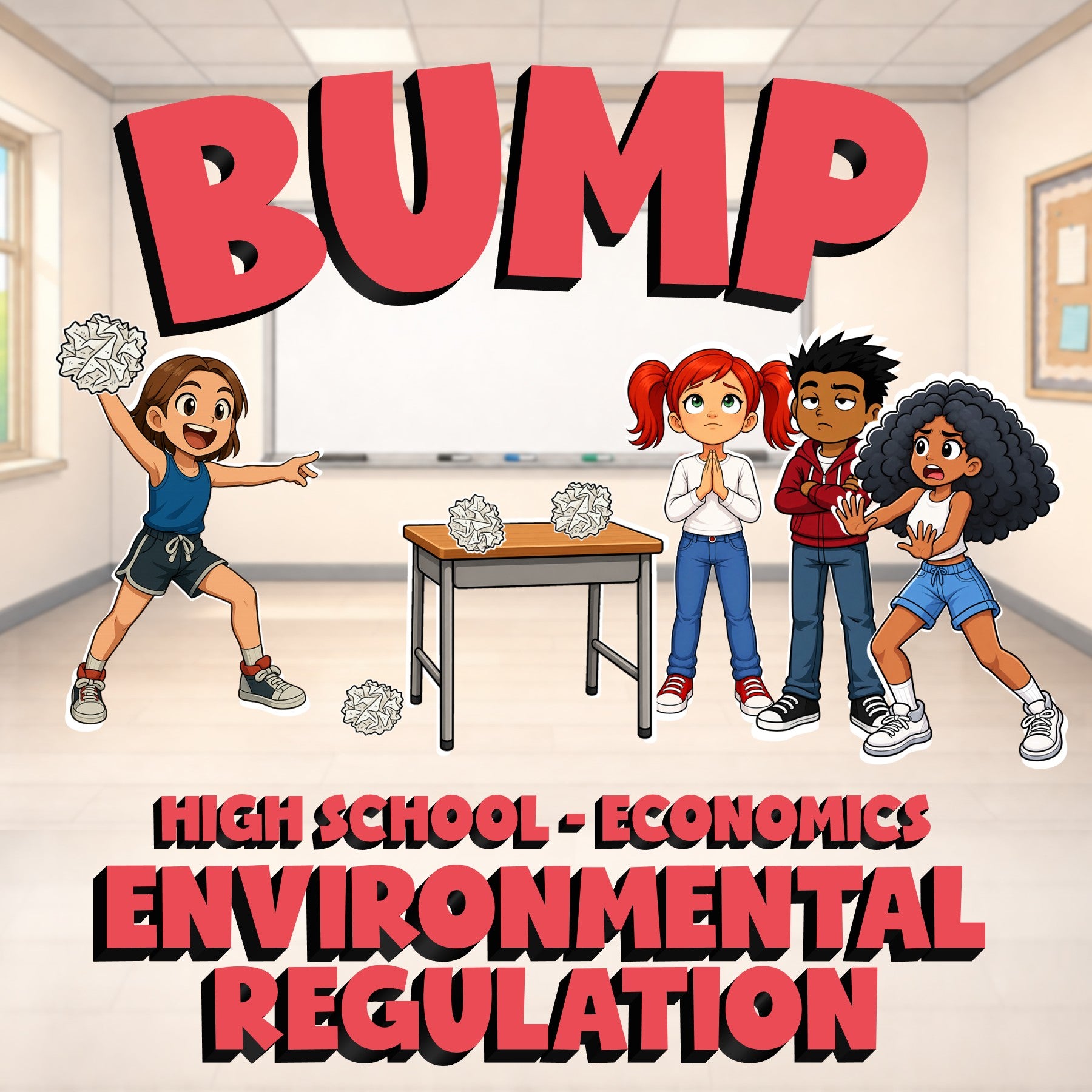 Environmental Regulation BUMP Economics Game - No Prep Review Activity