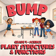 Plant Structures & Functions BUMP Science Game - No Prep Grade 4 Review Activity