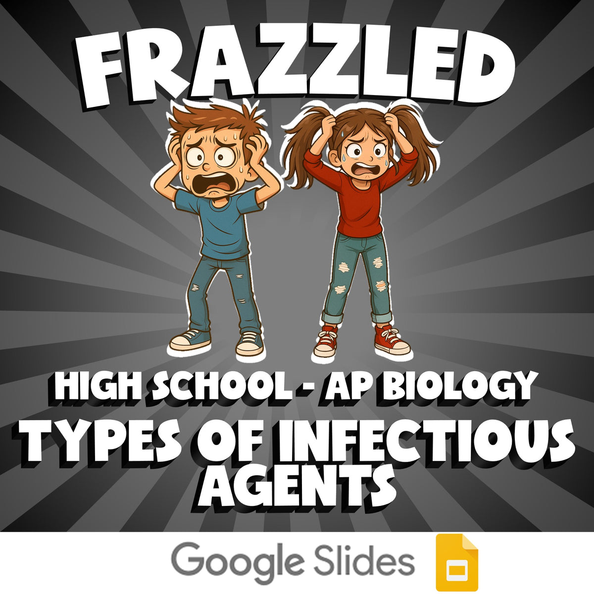 Types of Infectious Agents FRAZZLED Science Game - No Prep AP Biology Review