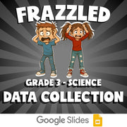 Data Collection FRAZZLED Science Game - No Prep Grade 3 Review Activity