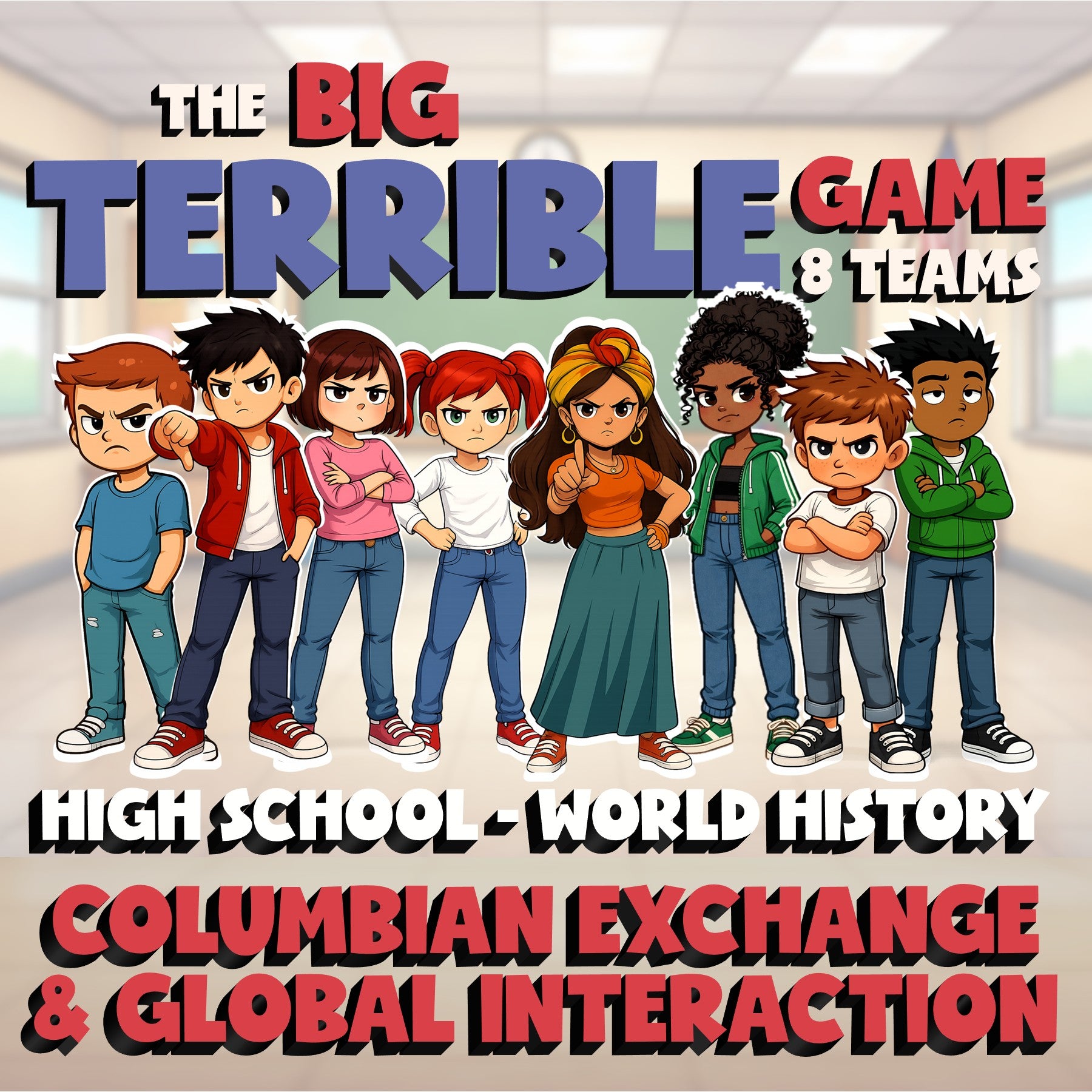 Columbian Exchange & Global Interaction BIG TERRIBLE GAME - World History Review