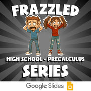 Series FRAZZLED Math Game - No Prep PreCalculus Review Activity