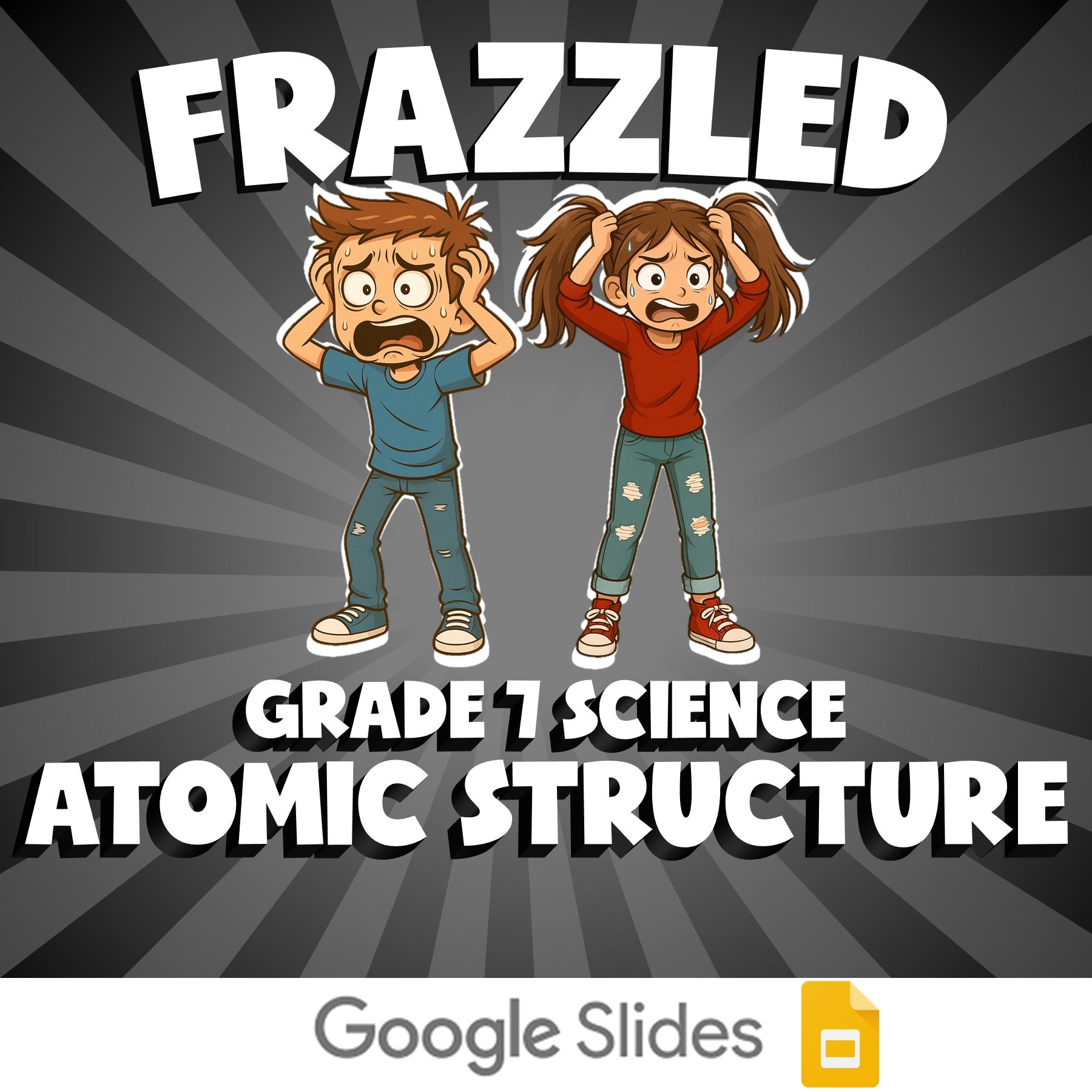 Atomic Structure FRAZZLED Science Game - No Prep Grade 7 Review Activity