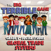 Global Trade Systems BIG TERRIBLE GAME - No Prep Grade 5 Socials Review Activity