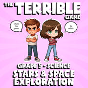 Stars & Space Exploration THE TERRIBLE GAME - No Prep Grade 5 Science Review