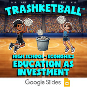 Education as Investment TRASHKETBALL Economics Game - No Prep Review Activity