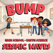 Seismic Waves BUMP Game - No Prep Earth Science Review Activity