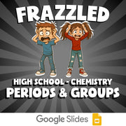 Periods & Groups FRAZZLED Science Game - No Prep Chemistry Review Activity