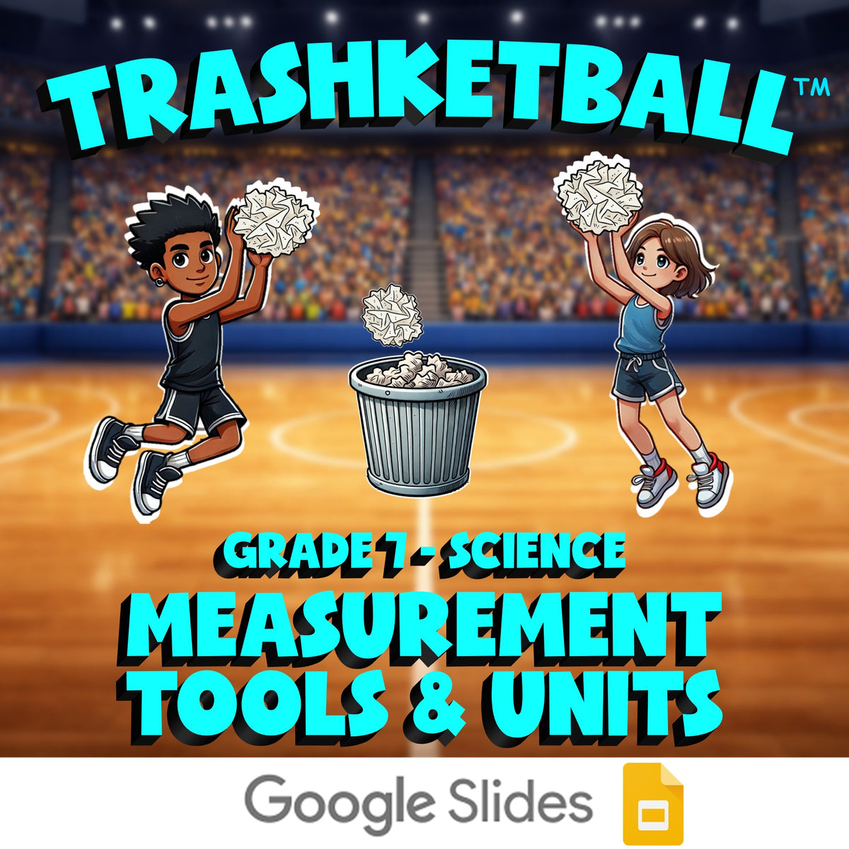 Measurement Tools & Units TRASHKETBALL Science Game - No Prep Grade 7 Review