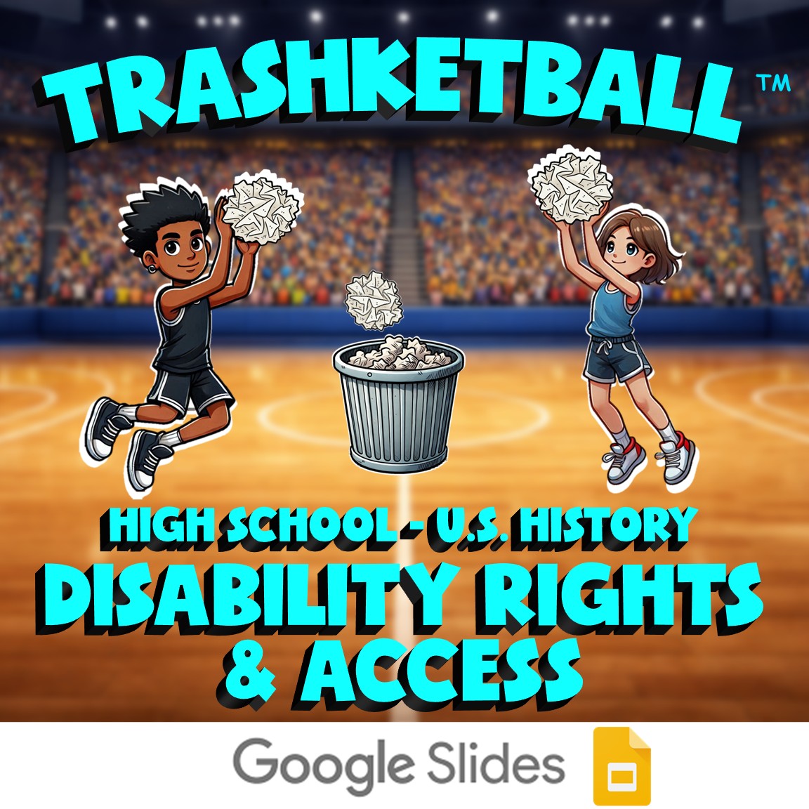Disability Rights & Access TRASHKETBALL U.S. History Game - No Prep Review