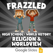Religion & Worldview FRAZZLED Game - No Prep World History Review Activity