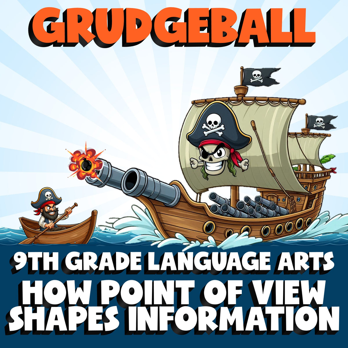 How Point of View Shapes Information GRUDGEBALL ELA Game - No Prep Grade 9