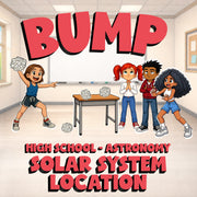Solar System Location BUMP Science Game - No Prep Astronomy Review Activity
