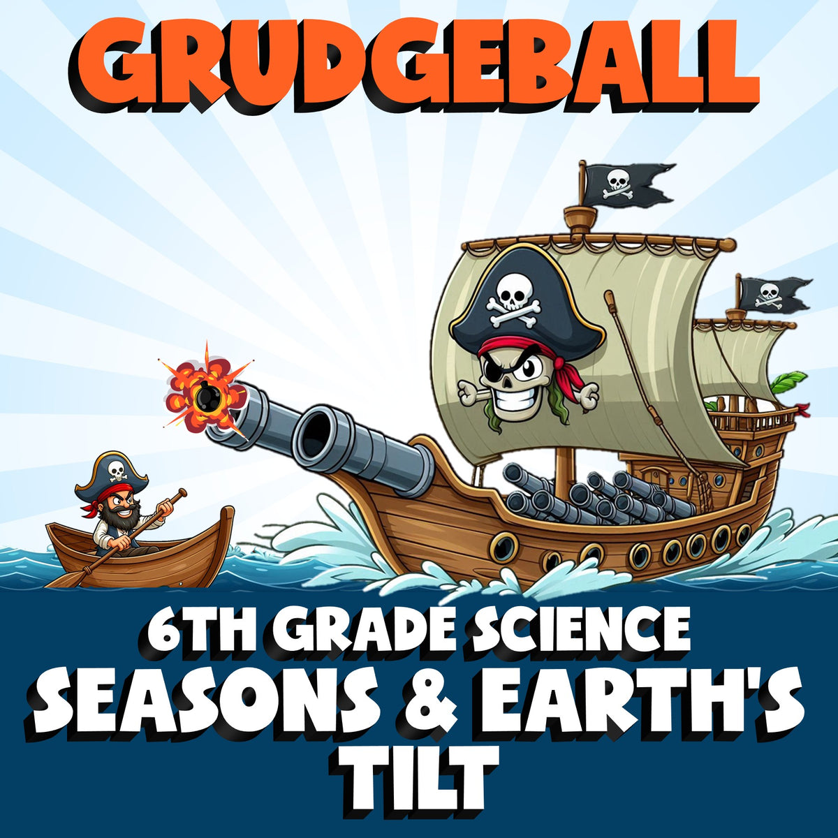 Seasons & Earth’s Tilt GRUDGEBALL Science Game - No Prep Grade 6 Review Activity