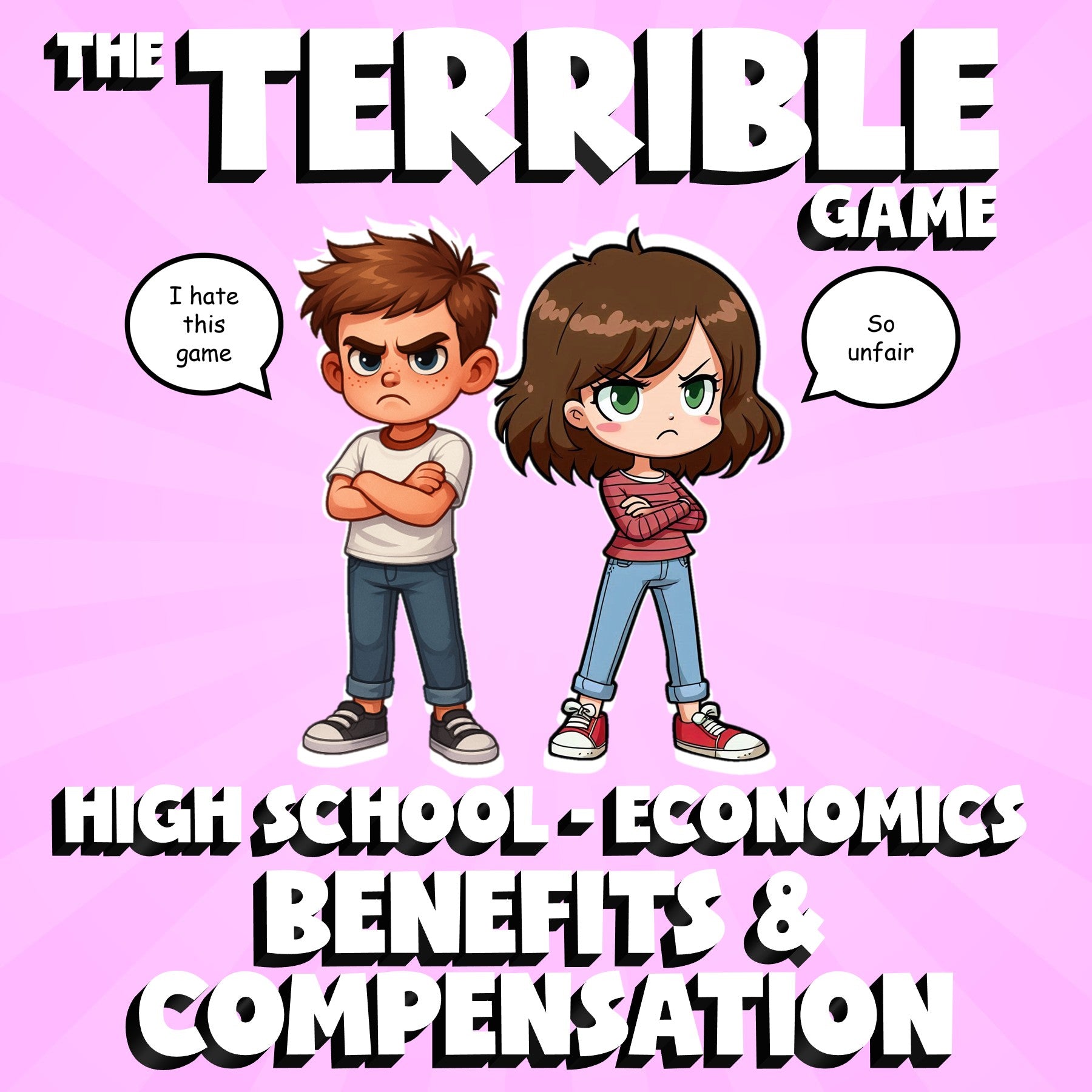 Benefits & Compensation THE TERRIBLE GAME - No Prep Economics Review Activity