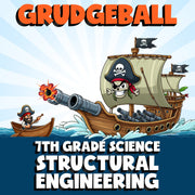 Structural Engineering GRUDGEBALL Science Game - No Prep Grade 7 Review Activity