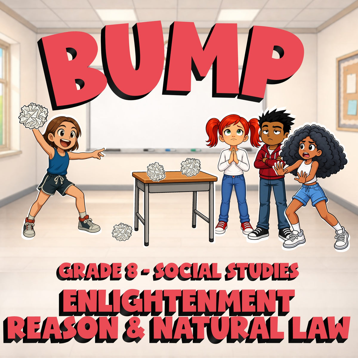 Enlightenment Reason & Natural Law BUMP Socials Game - No Prep Grade 8 Review
