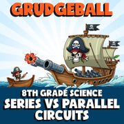 Series vs Parallel Circuits GRUDGEBALL Science Game - No Prep Grade 8 Review