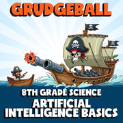 Artificial intelligence Basics GRUDGEBALL Science Game - No Prep Grade 8 Review