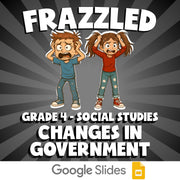 Changes in Government FRAZZLED Socials Game - No Prep Grade 4 Review Activity