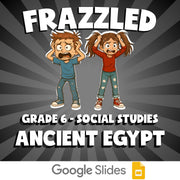 Ancient Egypt FRAZZLED Socials Game - No Prep Grade 6 Review Activity