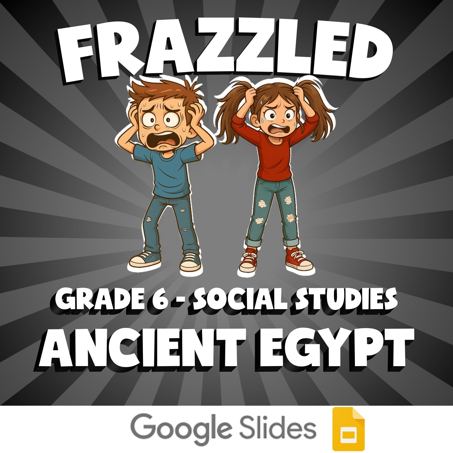 Ancient Egypt FRAZZLED Socials Game - No Prep Grade 6 Review Activity