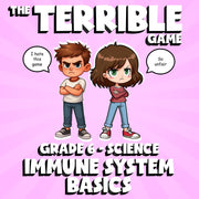 Immune System Basics THE TERRIBLE GAME - No Prep Grade 6 Science Review Activity