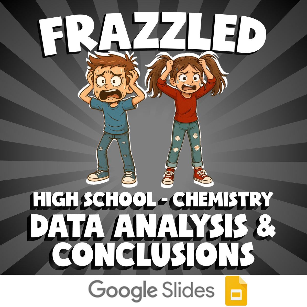 Data Analysis & Conclusions FRAZZLED Science Game - No Prep Chemistry Review